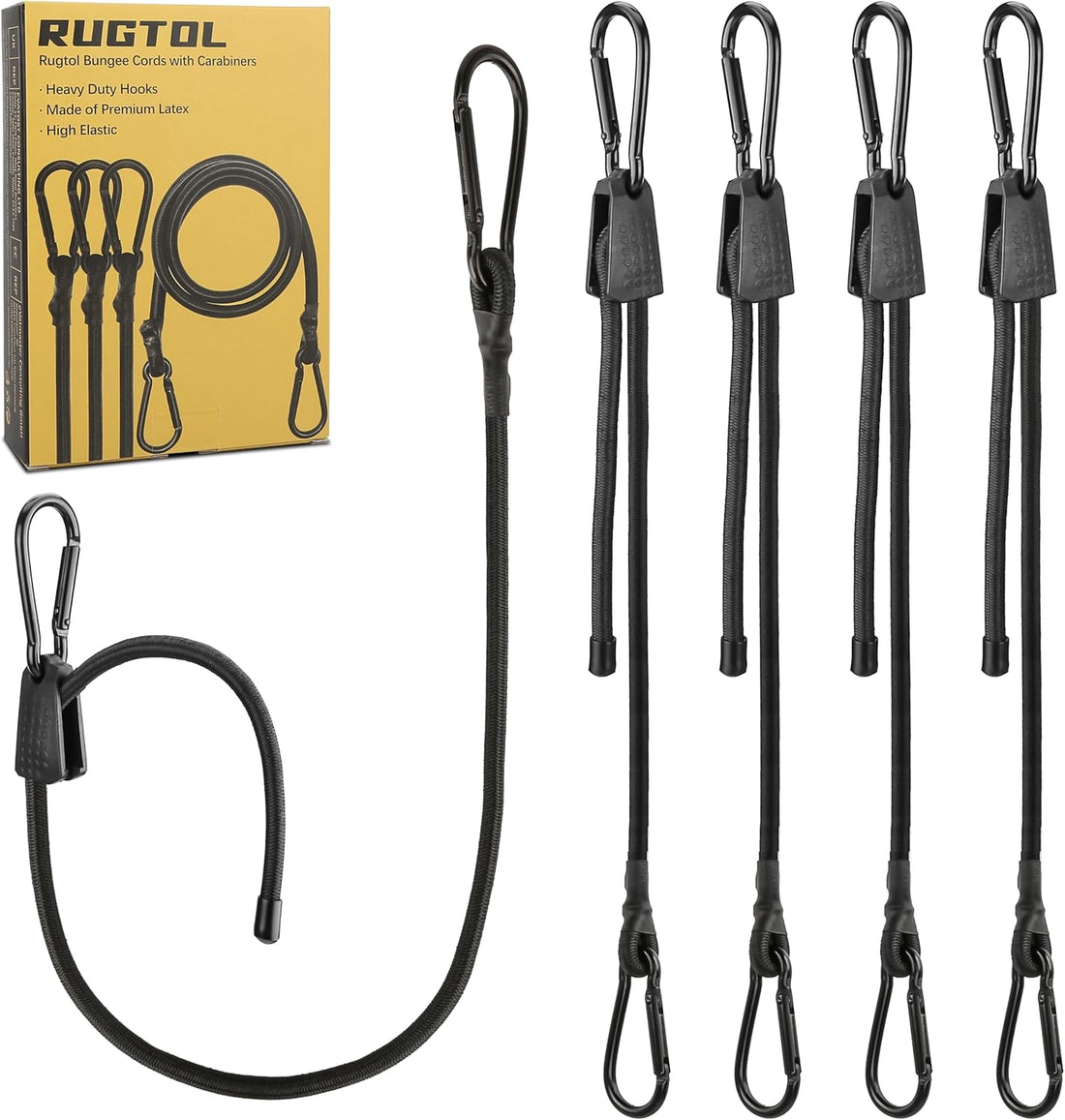 Maximizing Your Gear’s Potential with Rugtol Super Elastic Adjustable Bungee Cords
