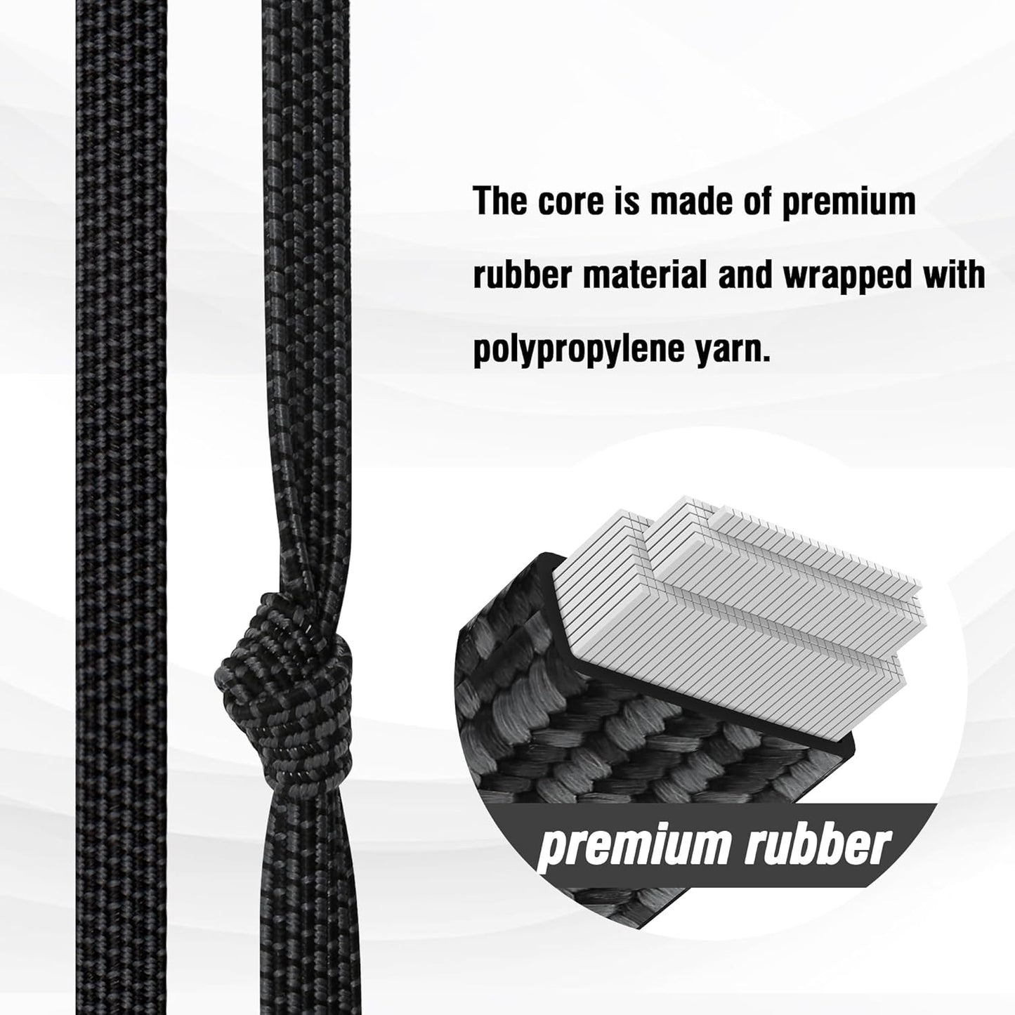 Bungee Cords with Hooks Heavy Duty, Flat Adjustable Bungee Cords with Hooks 80 Inch, Rubber Black Bungee Straps with Buckle Hooks for Outdoor, Camping, Tarps, Bike Rack, Tent, Truck, 4 Pack
