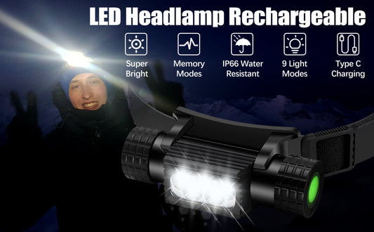 Light Up Your Adventures: Why This 2000 Lumen Rechargeable Headlamp Is a Must-Have for Outdoor Enthusiasts