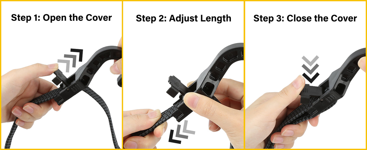 Bungee Cords with Hooks, Adjustable Bungee Cords Heavy Duty Outdoor 40 inch Long, Extra Strong Black Adjust Elastic Bungee Strap Tie Down Rope with Plastic Hooks for Camping, Tarps, Trucks, Bick Rack